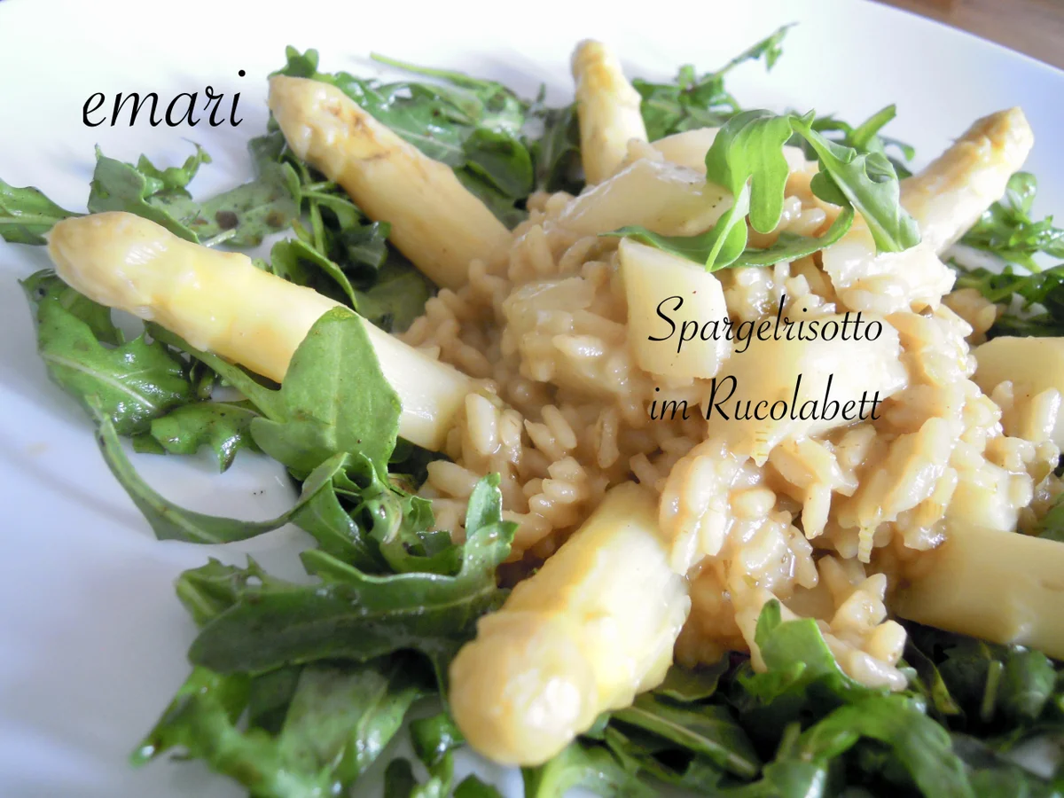 Spargel Risotto im Rucola Bett - Rezept - Bild Nr. 15