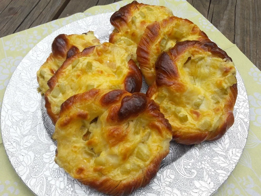 Mit Rhabarber gefüllte Puddingbrezeln - Rezept - Bild Nr. 28