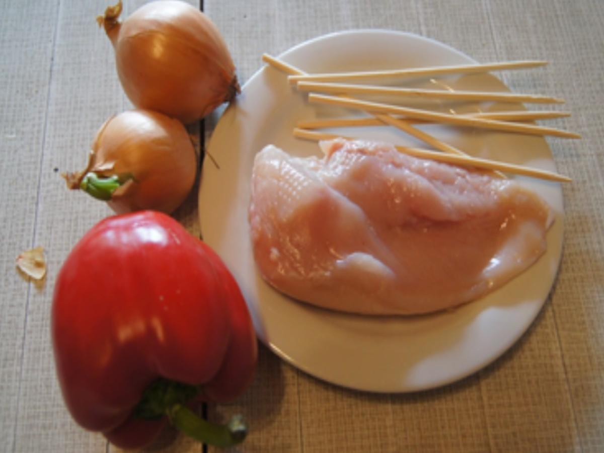 Asiatische Möhrensuppe mit Honig Putenspießen - einfach - von MausVoh