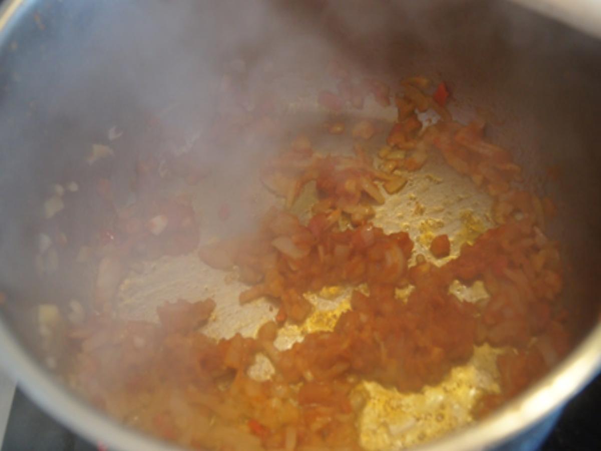Asiatische Möhrensuppe mit Honig Putenspießen - einfach - von MausVoh
