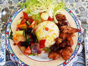 Rindfleisch mit Melonen-Cap Cay und Mandarinreis - Rezept - Bild Nr. 2