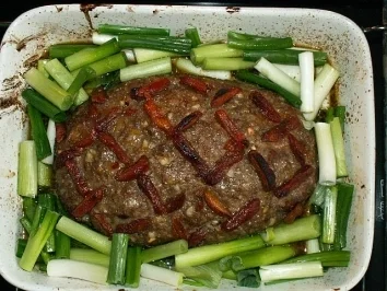 Rezept: Hackbraten orientalisch mit Couscous Hackbraten orientalisch mit Couscous - Rezept