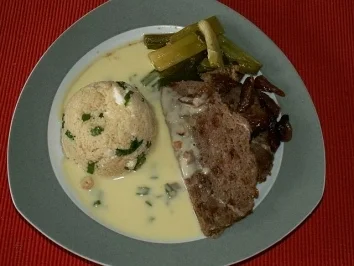 Rezept: Hackbraten orientalisch mit Couscous Hackbraten orientalisch mit Couscous - Rezept