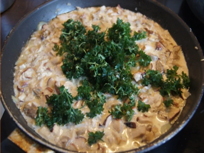 Semmelknödel mit Rahmsteinpilzen - Rezept - Bild Nr. 20