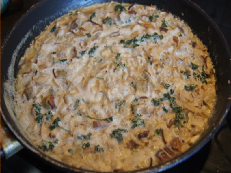 Semmelknödel mit Rahmsteinpilzen - Rezept - Bild Nr. 21