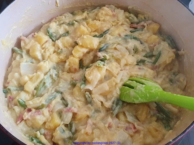 Kohl Bohnen Kartoffel und Grillwurst - Rezept - Bild Nr. 5