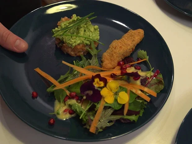 Variation vom Lachs an Salat - Rezept - Bild Nr. 2