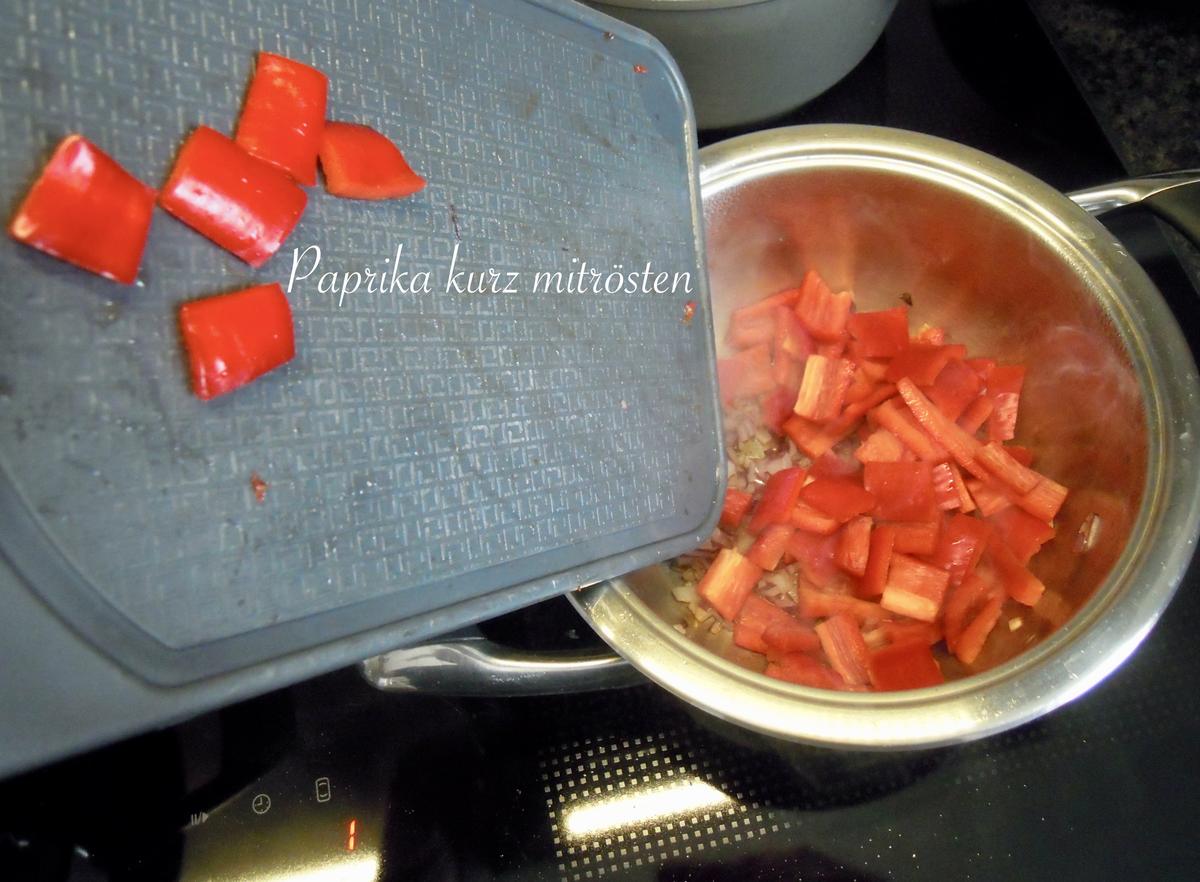 Kabeljau auf einem Paprika Sößchen - Rezept - Bild Nr. 3