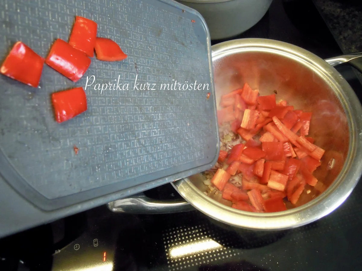 Kabeljau auf einem Paprika Sößchen - Rezept - Bild Nr. 3