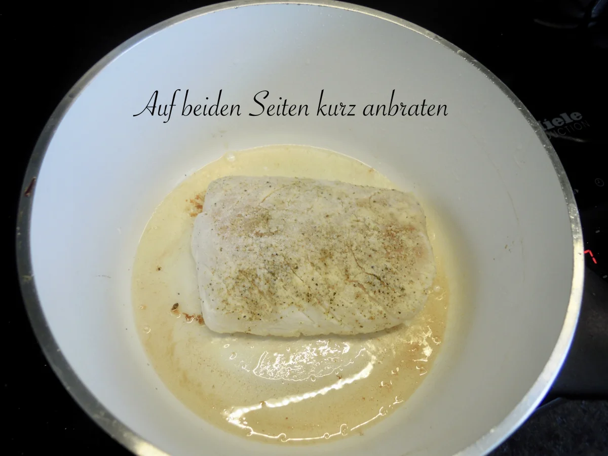 Kabeljau auf einem Paprika Sößchen - Rezept - Bild Nr. 13