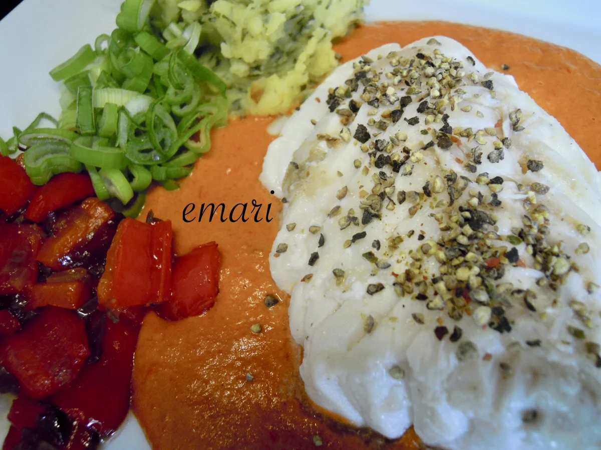 Kabeljau auf einem Paprika Sößchen - Rezept - Bild Nr. 16
