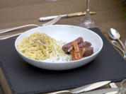 Rasen und Brandung, dazu Spaghetti aglio e olio - Rezept - Bild Nr. 2