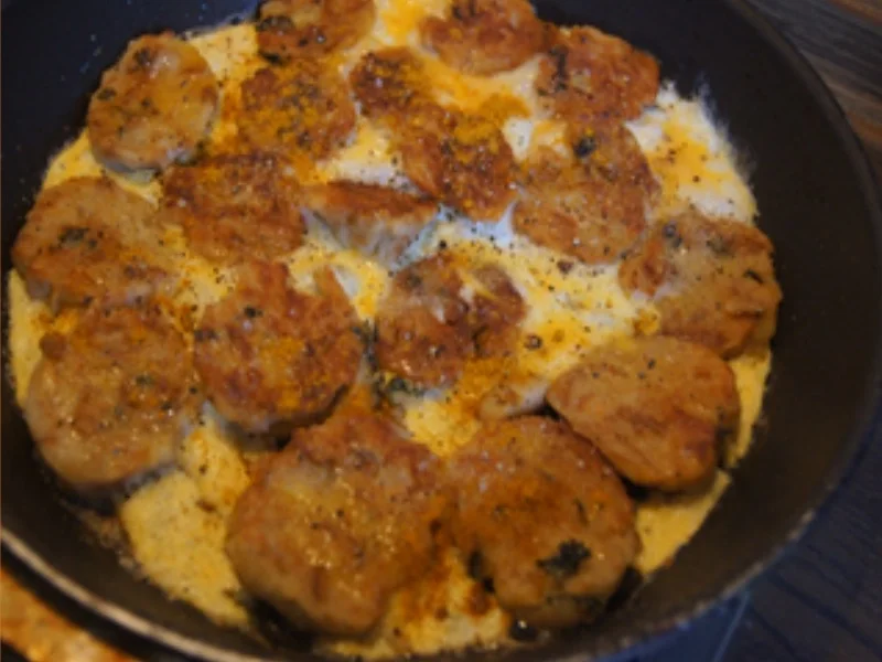 Rezept: Gebratene Semmelknödel mit Ei Bild Nr. 4 Gebratene Semmelknödel mit Ei - Rezept - Bild Nr. 4