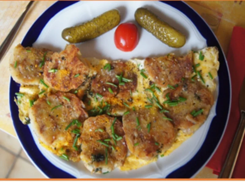 Rezept: Gebratene Semmelknödel mit Ei Bild Nr. 6 Gebratene Semmelknödel mit Ei - Rezept - Bild Nr. 6