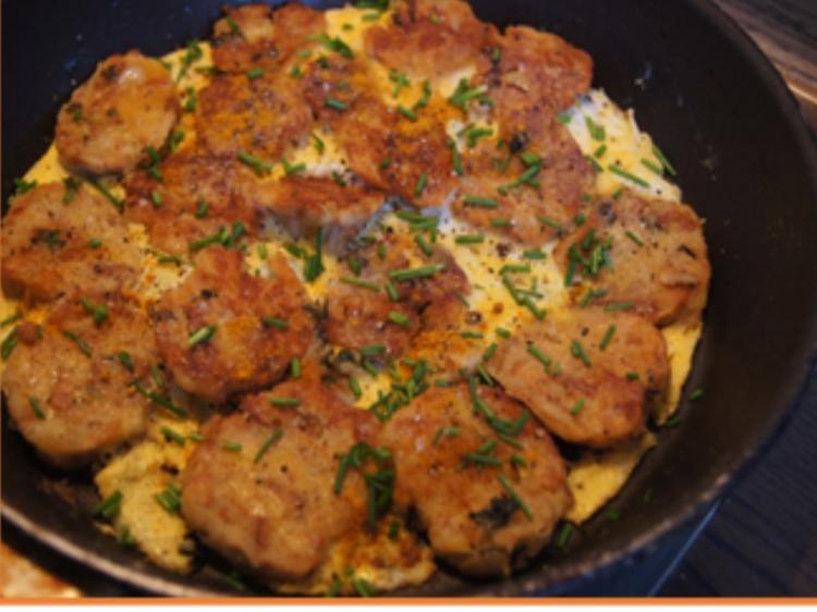 Gebratene Semmelknödel mit Ei - schnell &amp; einfach - von MausVoh