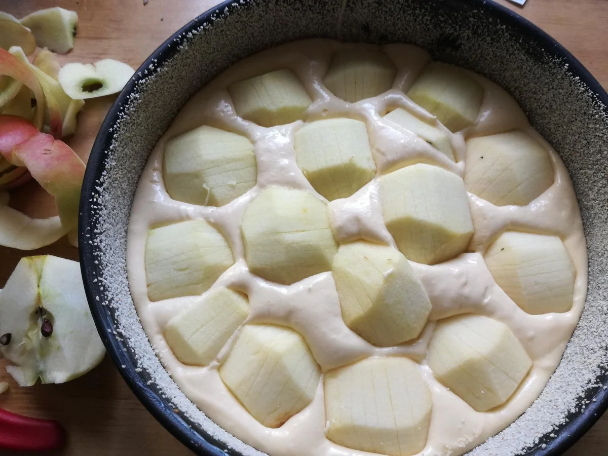 Apfelkuchen, versunken - Rezept - Bild Nr. 4