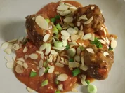 Ingwer-Hackbällchen mit Bollywoodsoße und Fladenbrot - Rezept - Bild Nr. 2