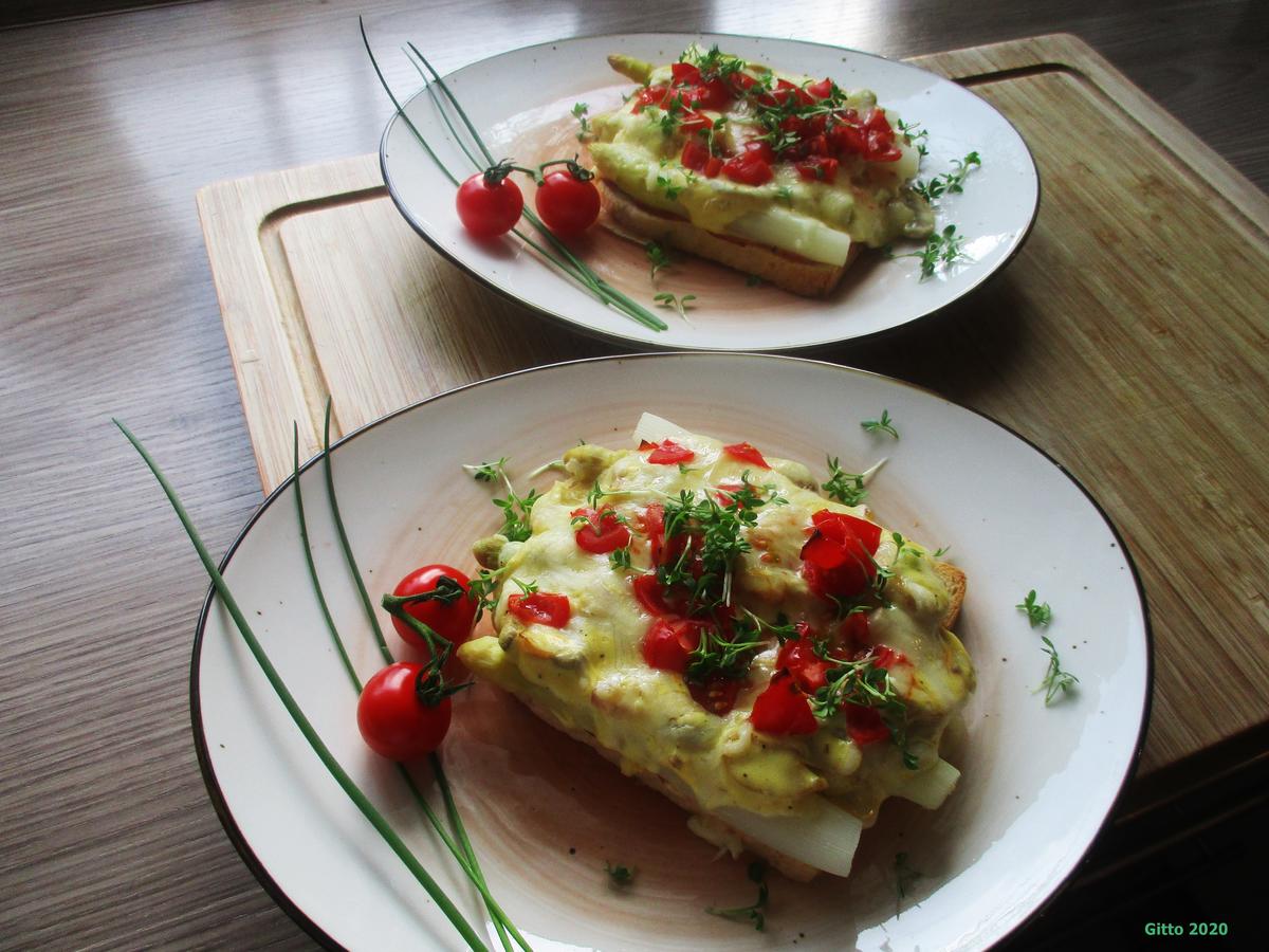 Mein Spargel - Toast - Rezept mit Bild - kochbar.de