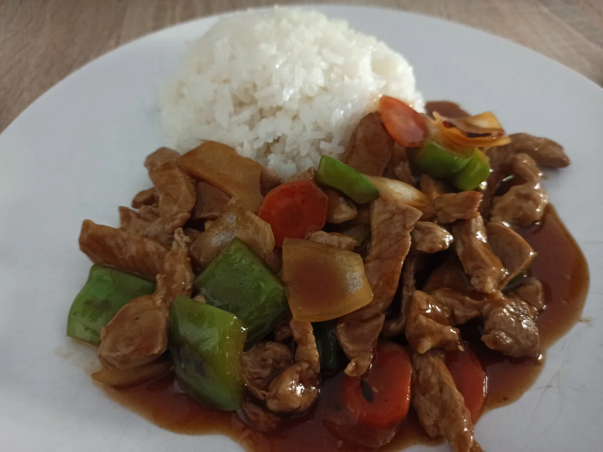 Schweinefleisch Kung Pao - Rezept - Bild Nr. 2
