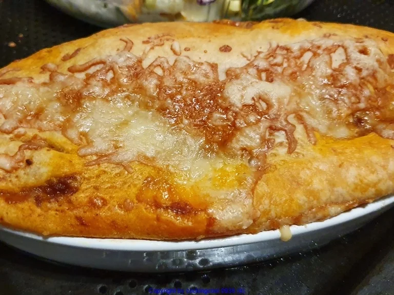 Bolognese in der Pizzateig Rolle als kleine Zwischenmahlzeit - Rezept - Bild Nr. 10422