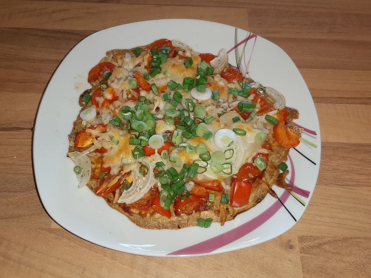 Pizza mit Thunfischboden - Rezept - Bild Nr. 2