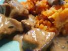 Putengulasch mit Pilzen schnell gemacht - Rezept - Bild Nr. 2