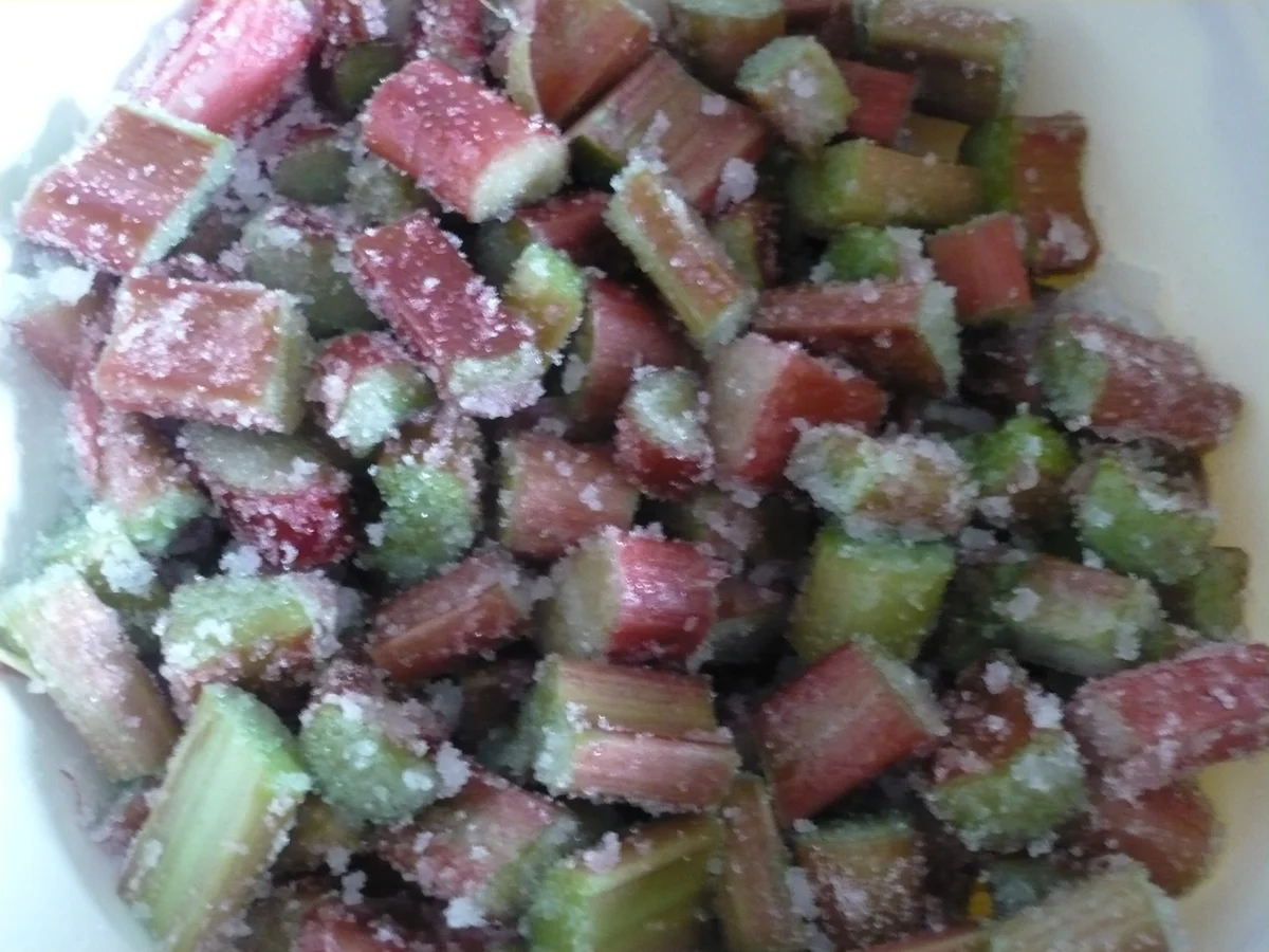 Rezept: Rhabarber-Creme - Kuchen Bild Nr. 6 Rhabarber-Creme - Kuchen - Rezept - Bild Nr. 6