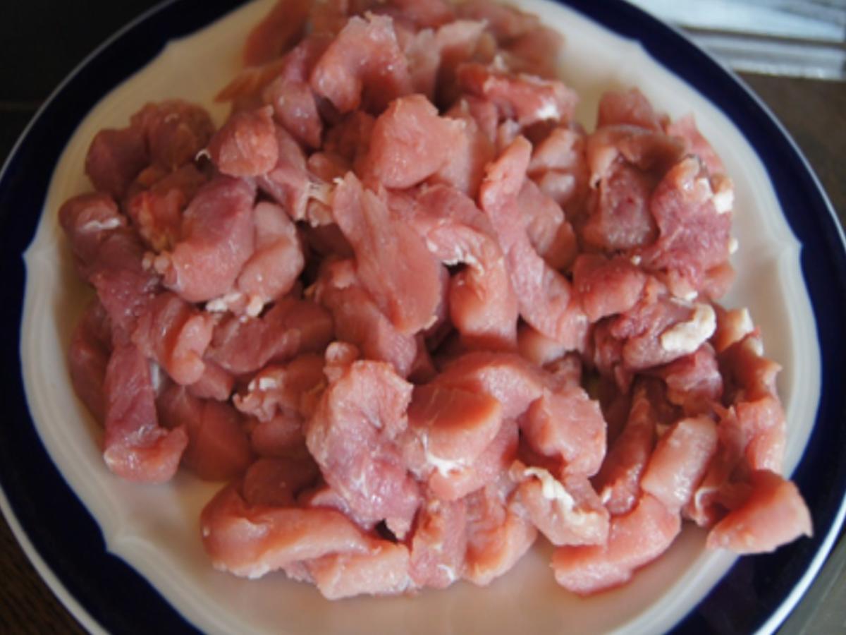 Schweinefilet süß-sauer mit Drillingen und Salat - Rezept - Bild Nr. 9