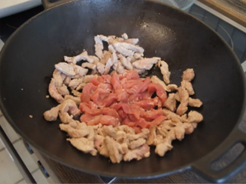 Rezept: Schweinefilet süß-sauer mit Drillingen und Salat Bild Nr. 14 Schweinefilet süß-sauer mit Drillingen und Salat - Rezept - Bild Nr. 14