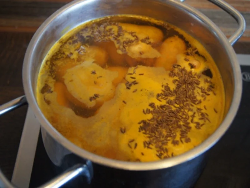 Rezept: Schweinefilet süß-sauer mit Drillingen und Salat Bild Nr. 30 Schweinefilet süß-sauer mit Drillingen und Salat - Rezept - Bild Nr. 30