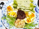 Grüner Spargel mit Eier in Schnittselleriesauße - Rezept - Bild Nr. 2