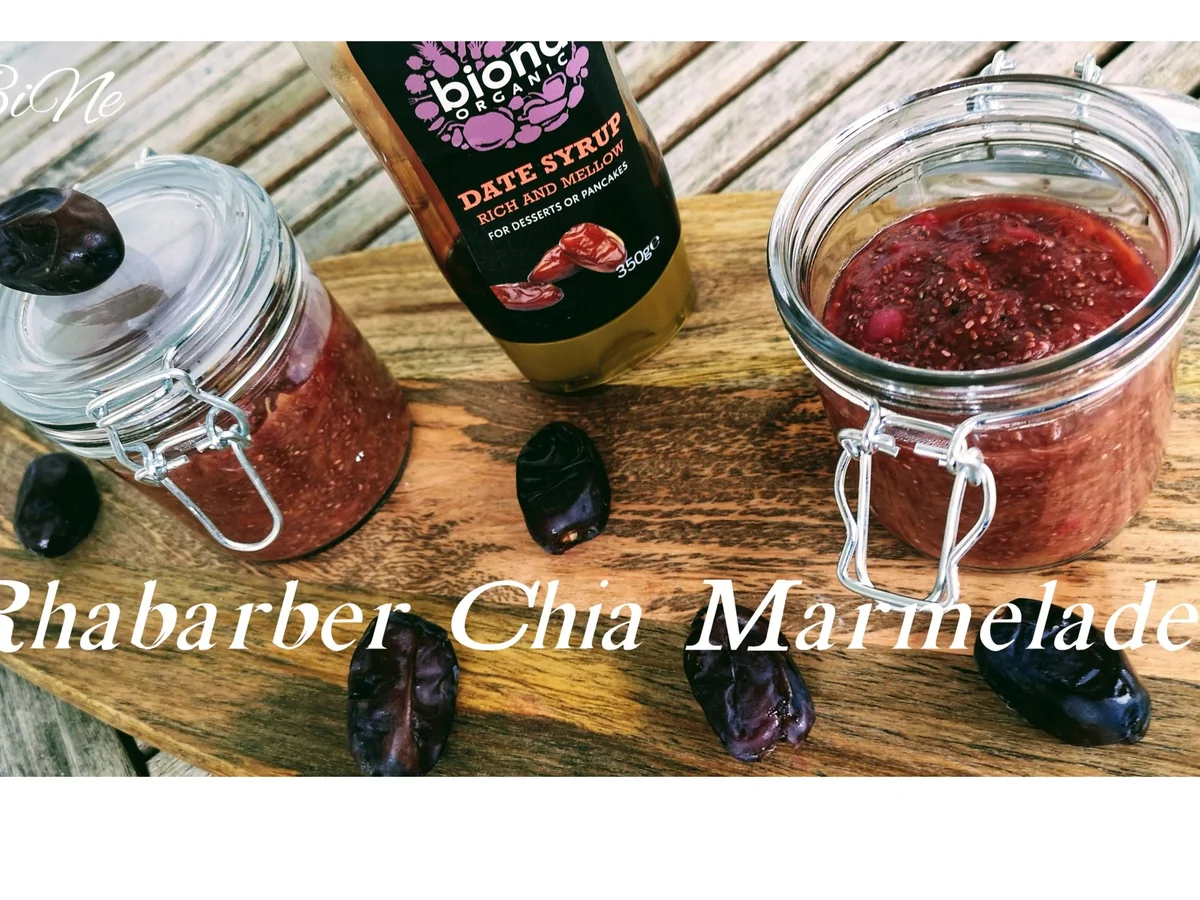 Rezept: BiNe` S RHABARBER CHIA MARMELADE Bild Nr. 5 BiNe` S RHABARBER CHIA MARMELADE - Rezept - Bild Nr. 5