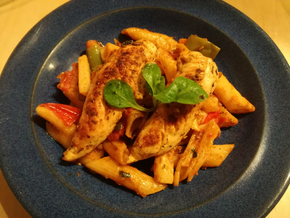 Nudelpfanne mit Hühnchen - Rezept - Bild Nr. 9