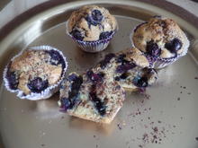 Stracciatella-Blaubeer-Muffins - Rezept - Bild Nr. 10431