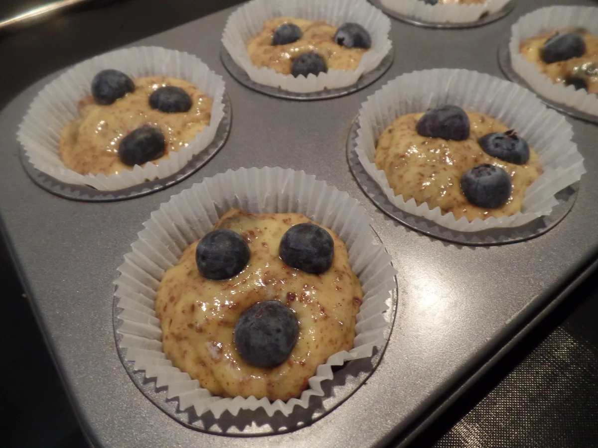 Stracciatella-Blaubeer-Muffins - Rezept - Bild Nr. 10436