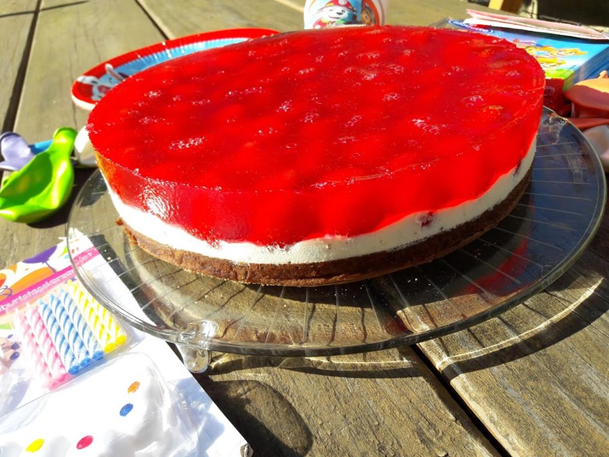 Joghurtstracciatella-Torte und Erdbeer-Torte - Rezept - Bild Nr. 20