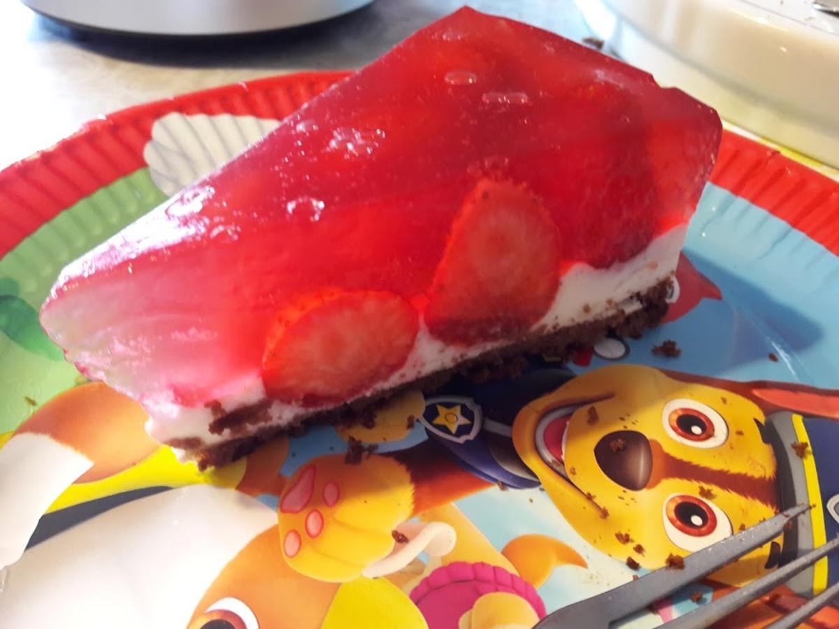 Joghurtstracciatella-Torte und Erdbeer-Torte - Rezept - Bild Nr. 24