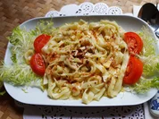 Bandnudeln auf römische Art – Fettucine alla Roma - Rezept - Bild Nr. 2