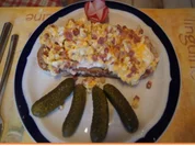 Rezept: Schinken-Rührei auf Bauernbrot Bild Nr. 2 Schinken-Rührei auf Bauernbrot - Rezept - Bild Nr. 2