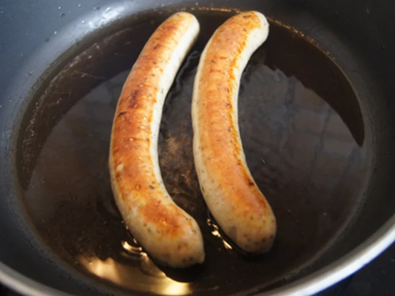 Rezept: Bratwurst mit Brokkoli und Kartoffelstampf Bild Nr. 4 Bratwurst mit Brokkoli und Kartoffelstampf - Rezept - Bild Nr. 4