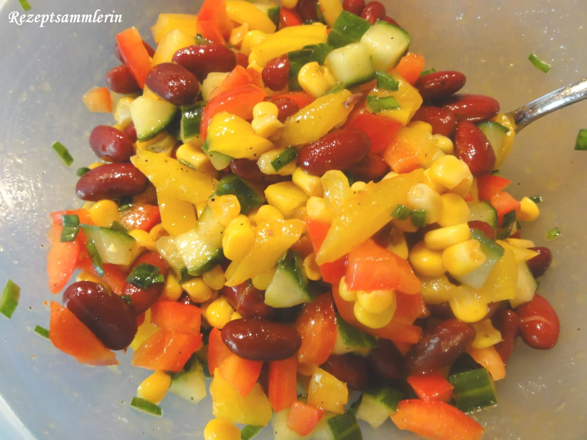 Salatbar:   MISCHSALAT, mediteran + erfrischend - Rezept - Bild Nr. 2