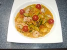 Gemüsepfanne mit Currysoße mit Garnelen - Rezept - Bild Nr. 2