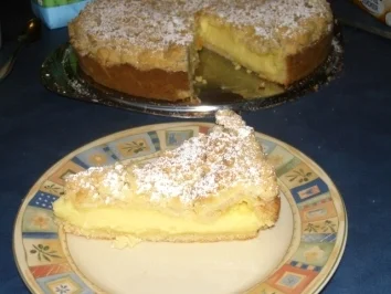 Rezept: Gefüllter Streuselkuchen Gefüllter Streuselkuchen - Rezept