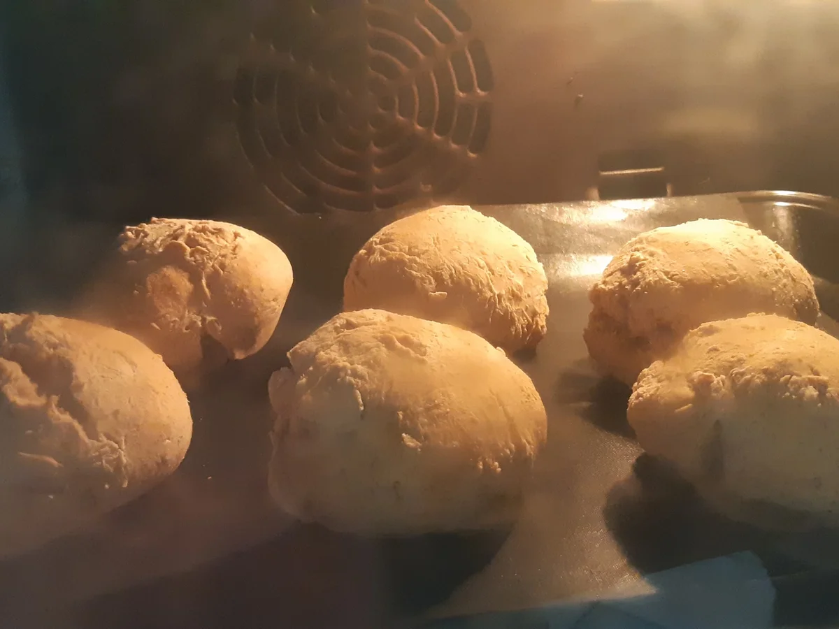 Schnelle Sonntagsbrötchen ohne Hefe - Rezept - Bild Nr. 3