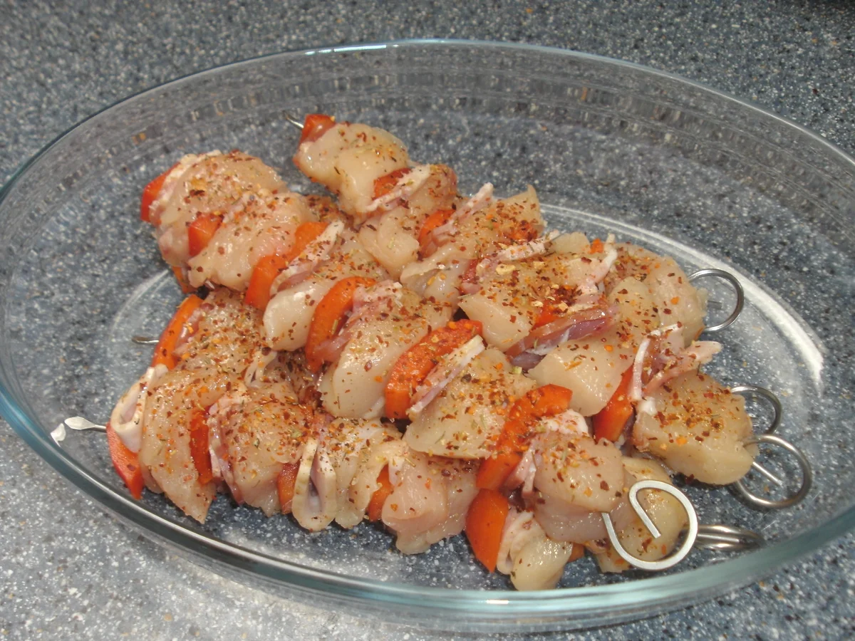 Hähnchen-Grillspieße - Rezept - Bild Nr. 3