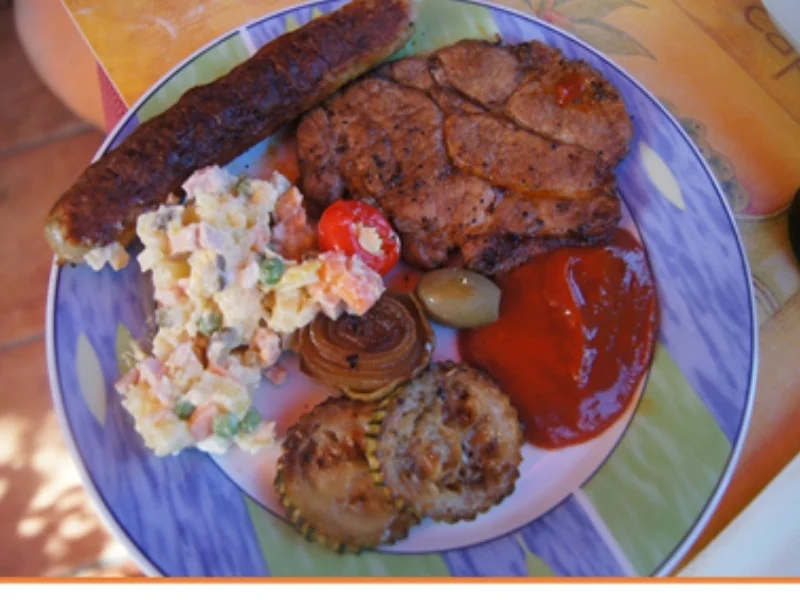 Grillidee mit Antipasta und Tschechischen Kartoffelsalat - Rezept - Bild Nr. 2