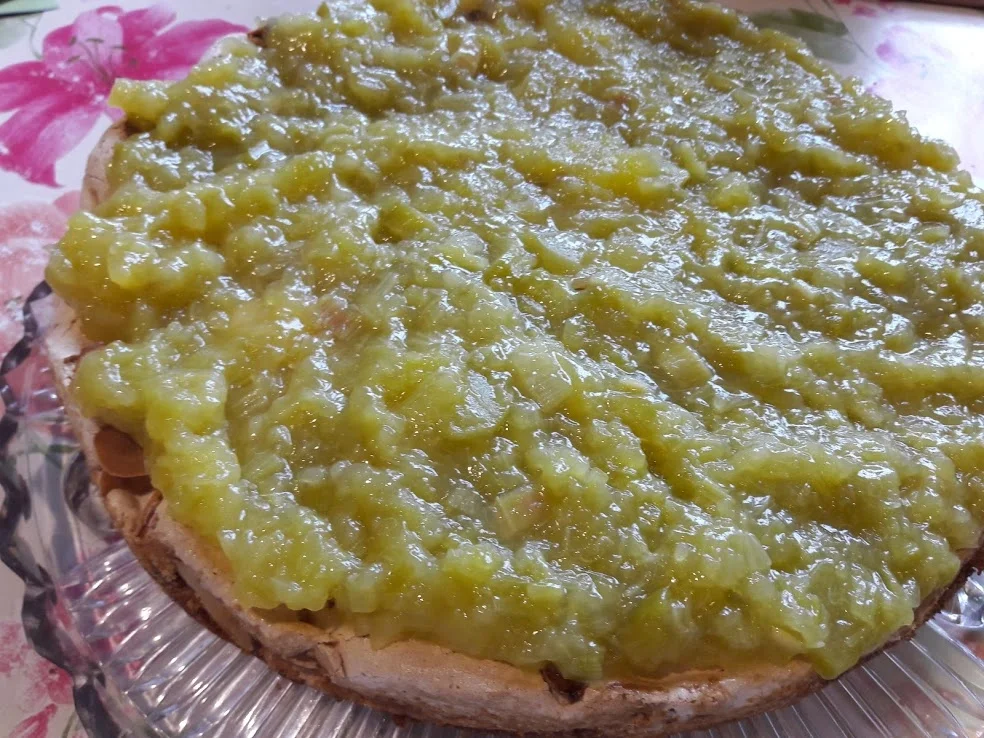 Rhabarbertorte mit Baiser - Rezept - Bild Nr. 10462