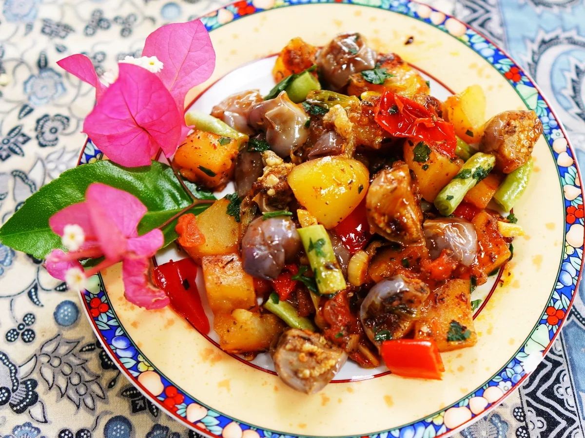 Würzige Kartoffel-Auberginen-Pfanne, Cianfotta - Rezept - Bild Nr. 3