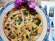 Auberginen-Omelette Toscana - Frittatata con le melanzane - Rezept - Bild Nr. 2