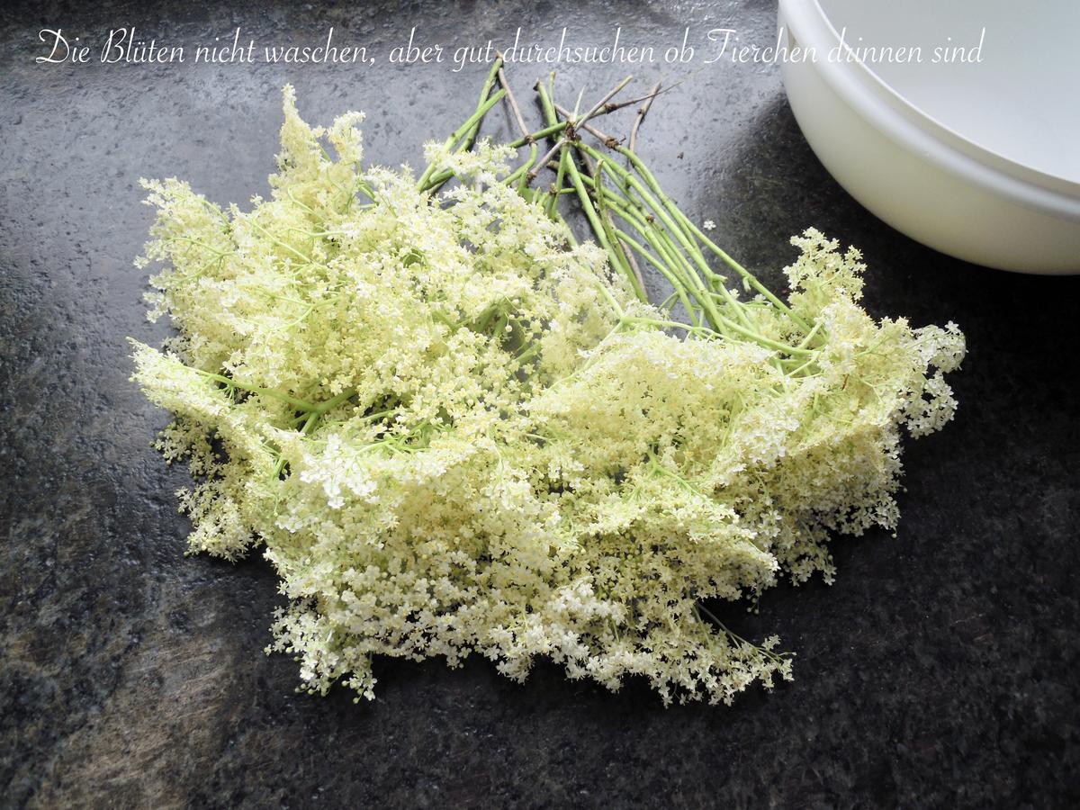 Holunder Blüten Sirup - Rezept mit Bild - kochbar.de